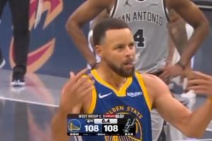 太“变态”了!库里罚球绝杀前示意马刺主场“再大点声!”