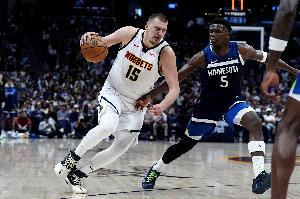 6连胜VS4连胜!ESPN预测胜率:掘金48.6% 森林狼51.4%