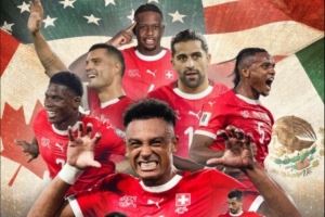 连续6届晋级世界杯,瑞士队官方发文庆祝